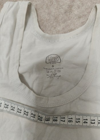 Beyaz Çocuk Atlet 2'li Paket - Görsel 4