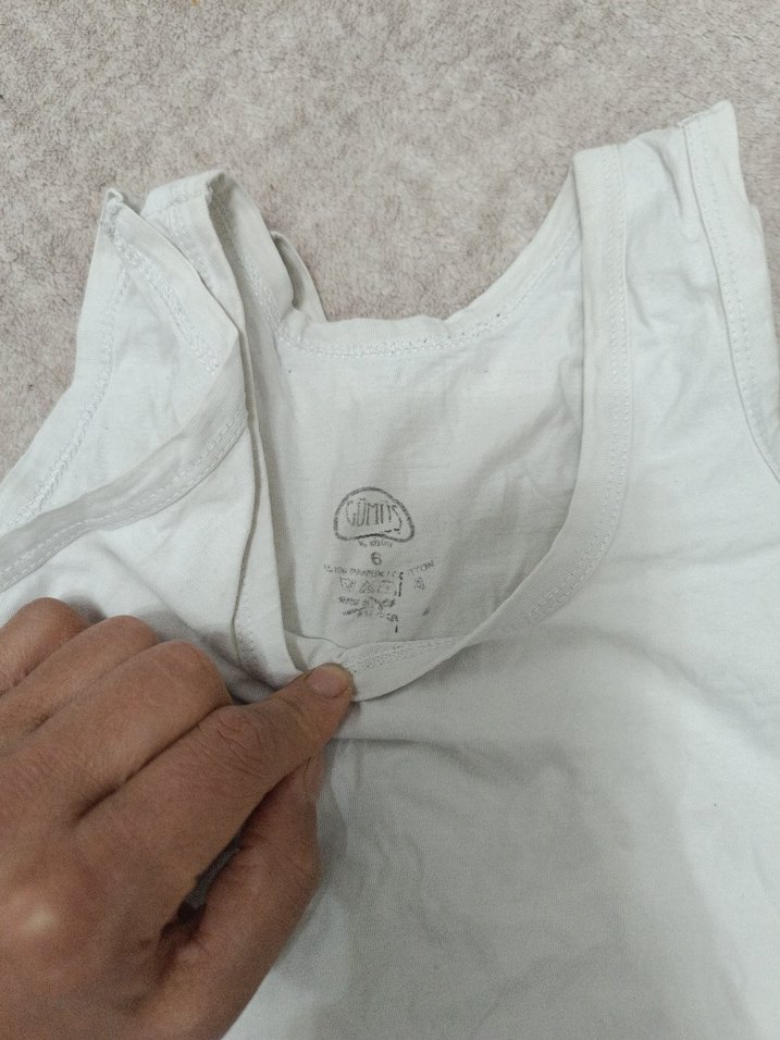 Beyaz Çocuk Atlet 2'li Paket - Görsel 5