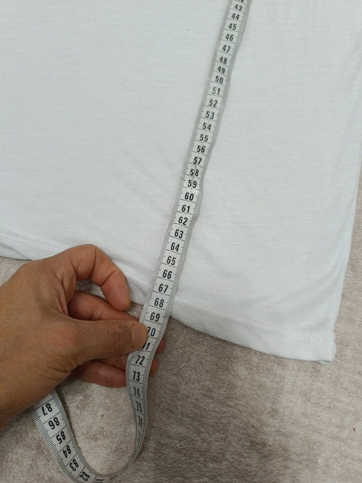 Beyaz Barbie Baskılı Hamile Tişörtü - Görsel 2