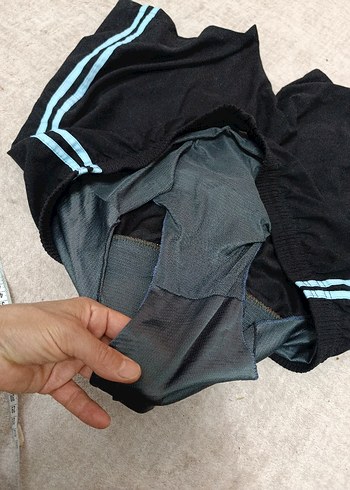 Erkek Siyah Midi Boy Rahat Kesim Şort - Görsel 6