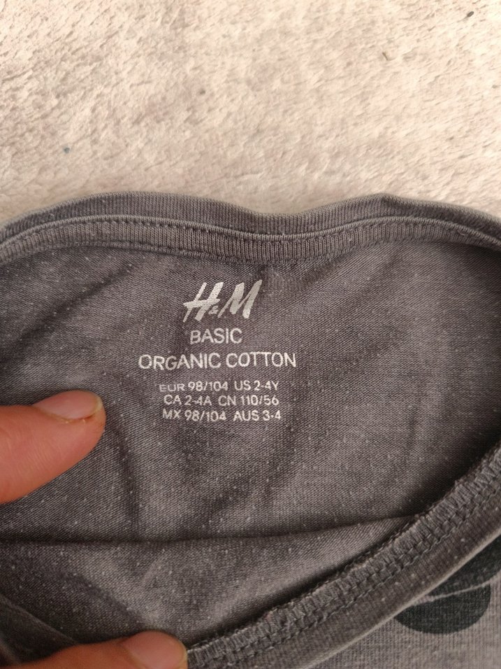 Gri Puantiyeli Kız Çocuk Uzun Kollu Tişört - Görsel 3