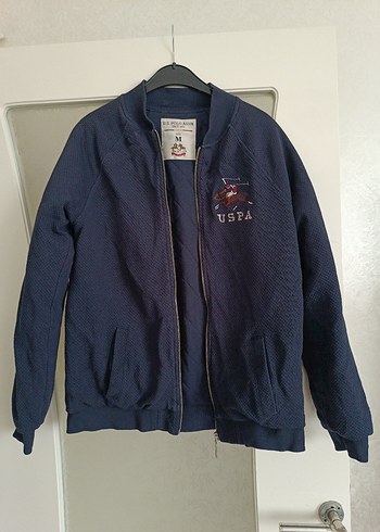 U.S Polo Assn. Erkek Cocuk Lacivert Fermuarli Ceket