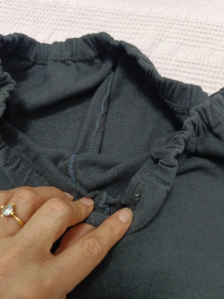 Kız Çocuk Siyah Streç Tayt - Görsel 2