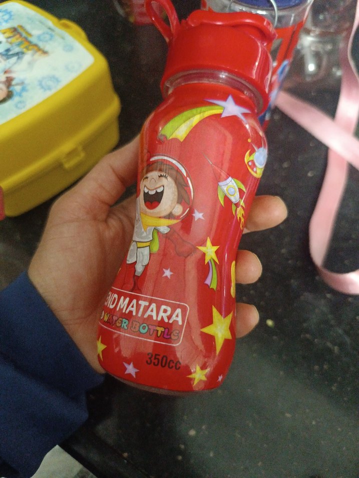 Kırmızı Çocuk Termos Matara - Görsel 2