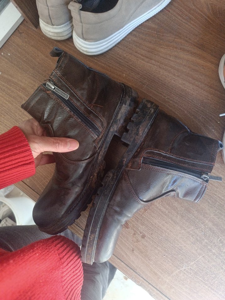 Kahverengi Deri Tokalı Erkek Bot - Görsel 2