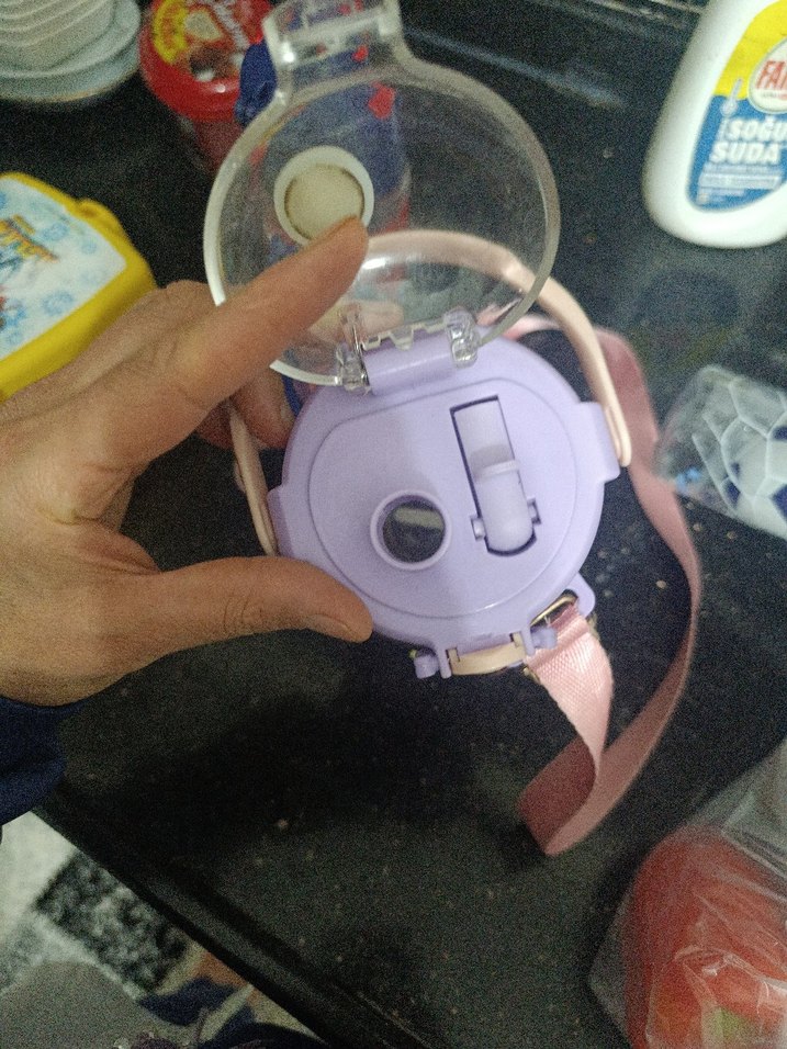 Pembe Ayıcık Tasarımlı Çocuk Matara - Görsel 2