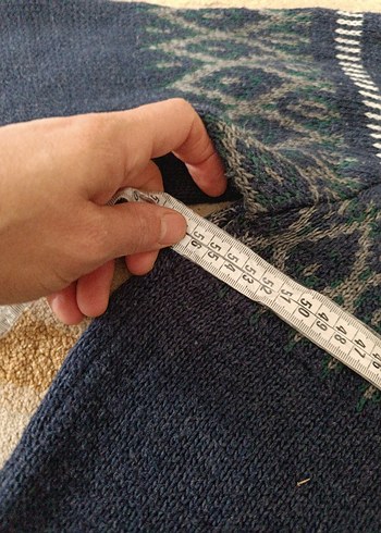 Bohem Gri Örgü Kadın Kazak - Görsel 3