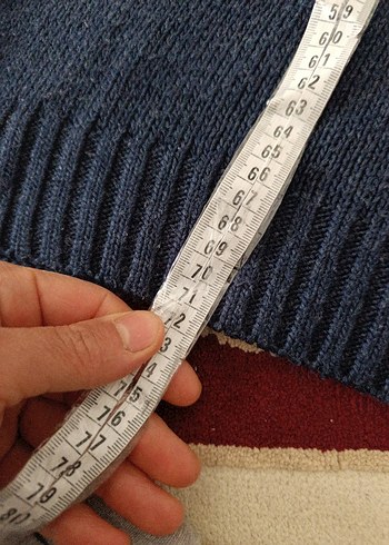 Bohem Gri Örgü Kadın Kazak - Görsel 2