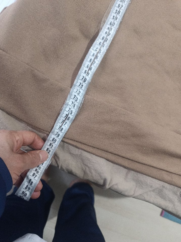 Gri Kadın Midi Sweatshirt Uzun Kollu - Görsel 2