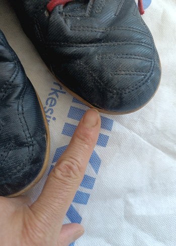 Koyu Kırmızı Erkek Çocuk Spor Ayakkabı Velcro - Görsel 7