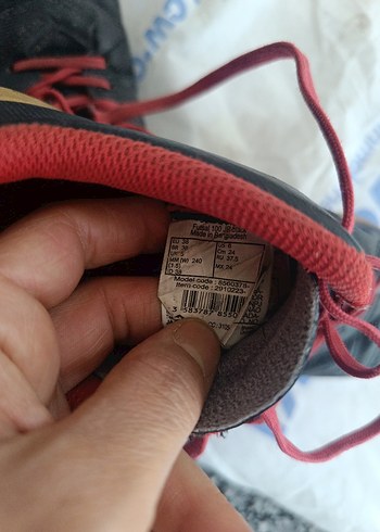 Koyu Kırmızı Erkek Çocuk Spor Ayakkabı Velcro - Görsel 4