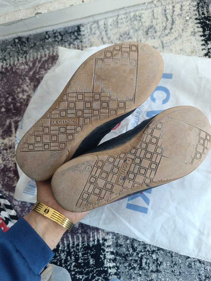 Koyu Kırmızı Erkek Çocuk Spor Ayakkabı Velcro - Görsel 5