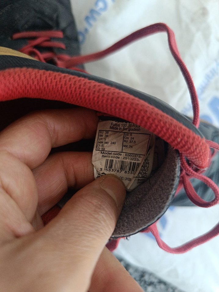 Koyu Kırmızı Erkek Çocuk Spor Ayakkabı Velcro - Görsel 4