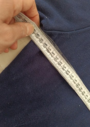 Lacivert Kapüşonlu Rahat Kadın Ceket - Görsel 3