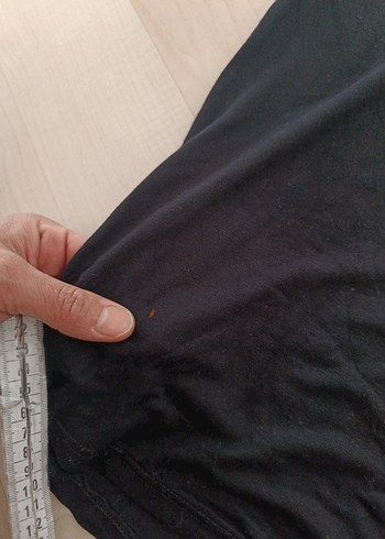 Pul Detaylı Siyah Mini Kadın Bluz - Görsel 5