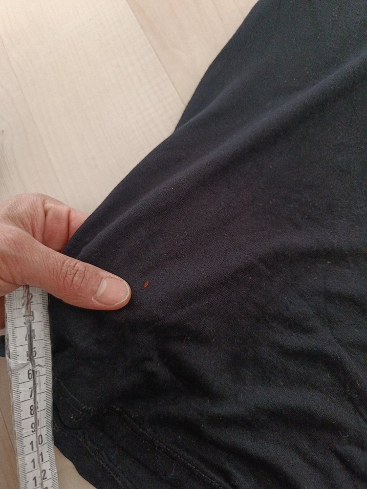 Pul Detaylı Siyah Mini Kadın Bluz - Görsel 5