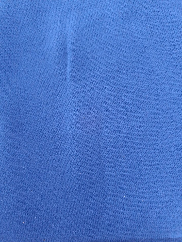 Mavi Yüksek Yakalı Örgü Kadın Kazak - Görsel 5