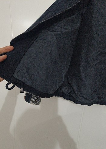 Gri Ekose Desenli Yumuşak Kumaşlı Kadın Ceket - Görsel 3