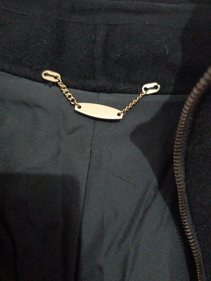 Gri Ekose Desenli Yumuşak Kumaşlı Kadın Ceket - Görsel 5