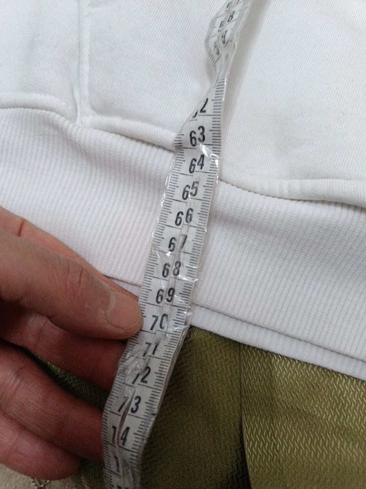 Beyaz Baskılı Kapüşonlu Kadın Sweatshirt - Görsel 2