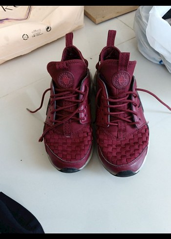 Nike Bordo Kadın Spor Ayakkabı Wedge Topuklu