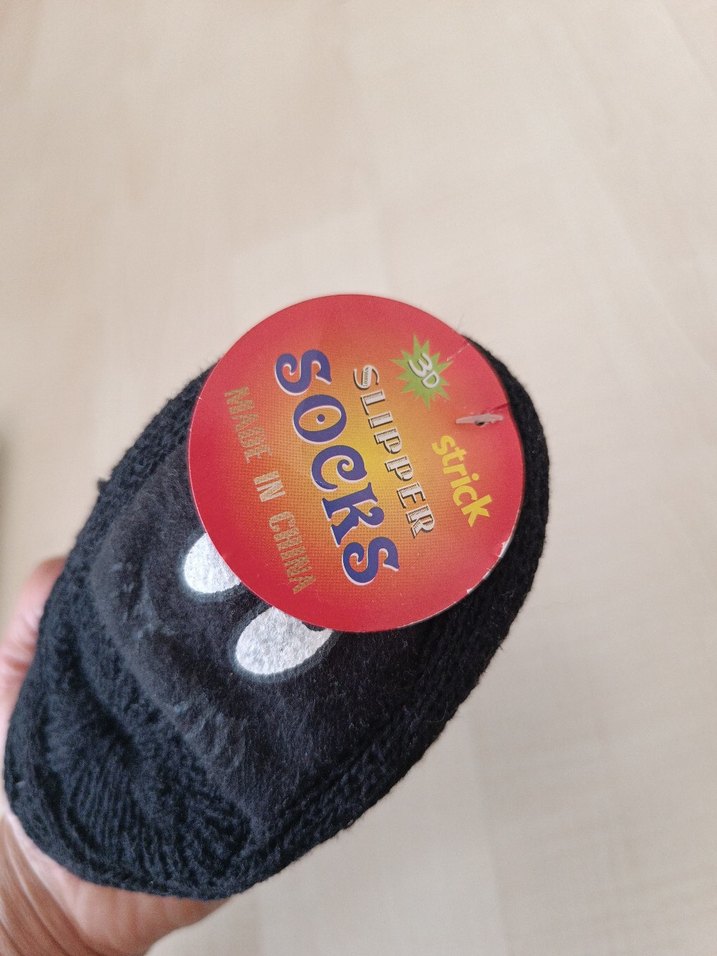 Nakışlı Siyah Erkek Çorabı - Görsel 3