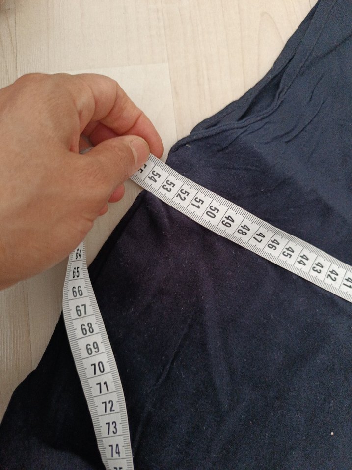 Siyah Keten Hamile Midi Etek - Görsel 3