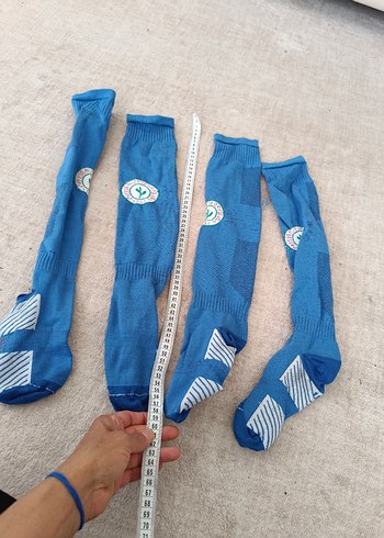 Renkli Mavi Erkek Çorapları - Görsel 2