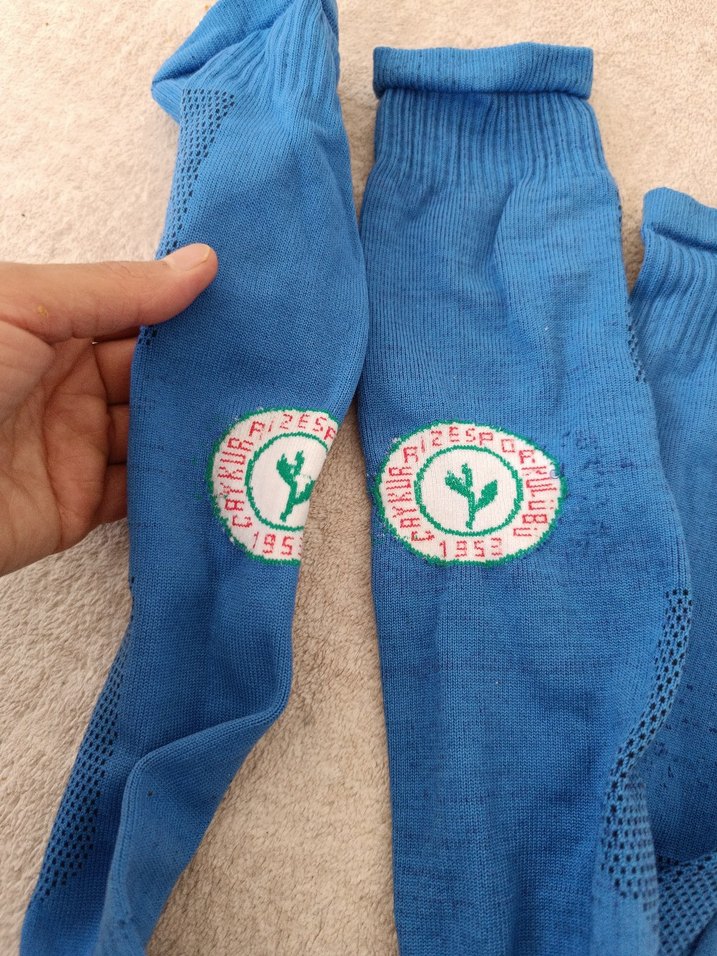 Renkli Mavi Erkek Çorapları - Görsel 5