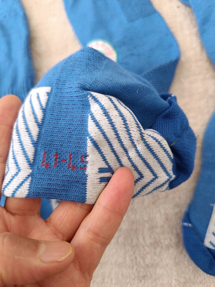 Renkli Mavi Erkek Çorapları - Görsel 3