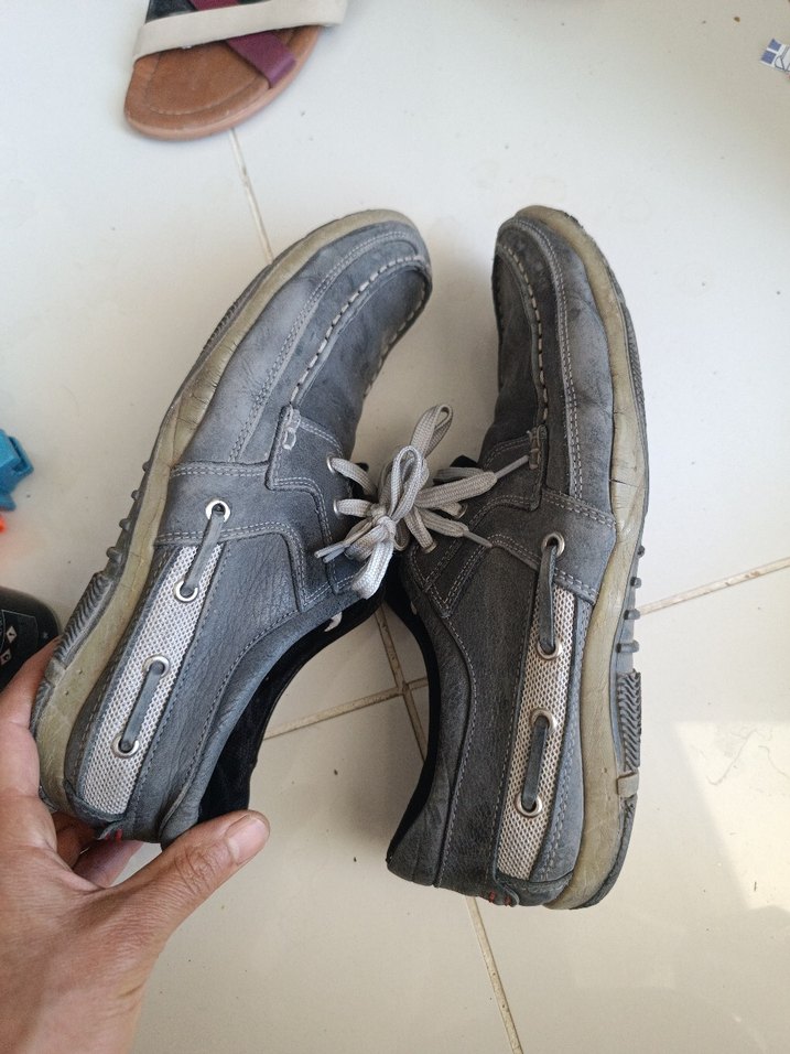 Gri Erkek Günlük Bağcıklı Ayakkabı - Görsel 5