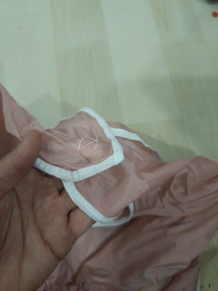 Bej Pastel Bebek Önlüğü - Görsel 4