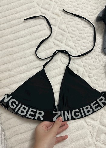 Siyah Strappy Spor Bikini Üstü - Görsel 3