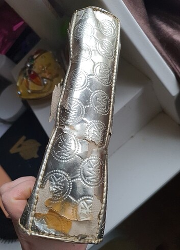 Beden altın Renk Michael Kors makyaj çantası