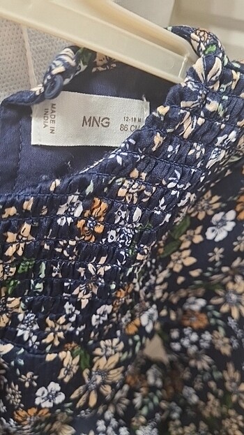 12-18 Ay Beden lacivert Renk Mango elbise