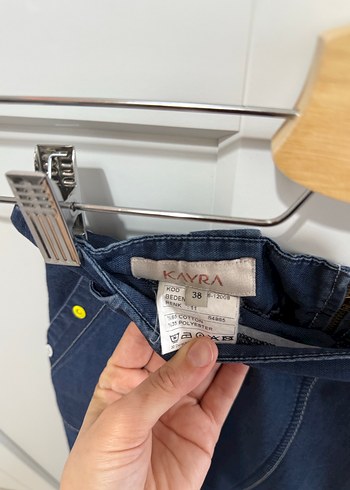 Kayra Lacivert Uzun Kot Etek - Görsel 5