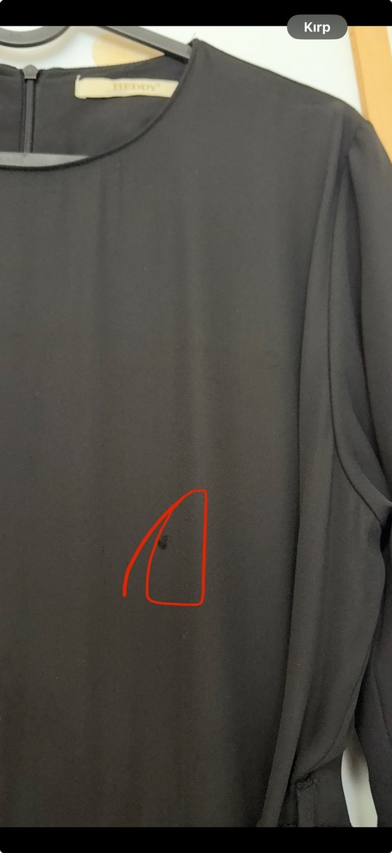 Siyah şifon  Bohem Elbise - Görsel 4