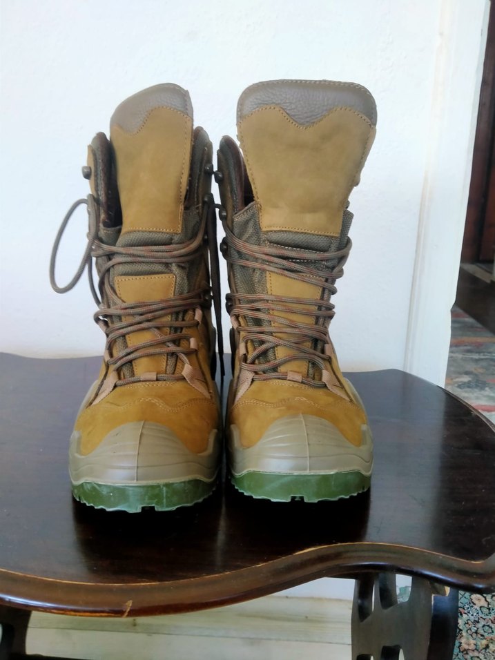 Kamuflaj Desenli Outdoor Erkek Deri Bot - Görsel 2