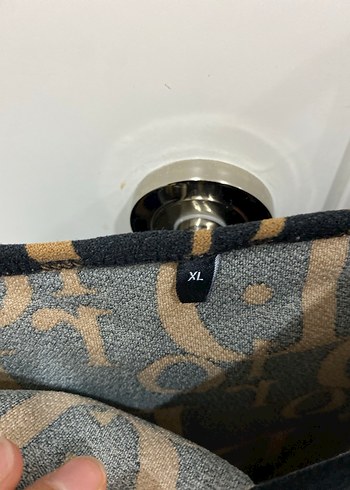 Dior Baskılı Kahverengi İnce Askılı Kadın Atlet