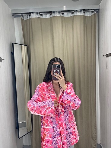 H&M Pembe Blazer Ceket