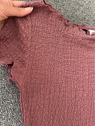 xs Beden pembe Renk H&M Mini Elbise