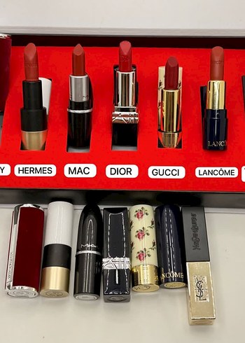 Dior Koyu Kırmızı Ruj Seti