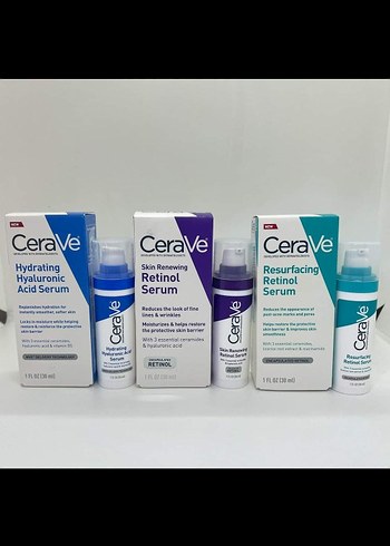 CeraVe Erkek Cilt Bakım Seti - Retinol ve Hyaluronik