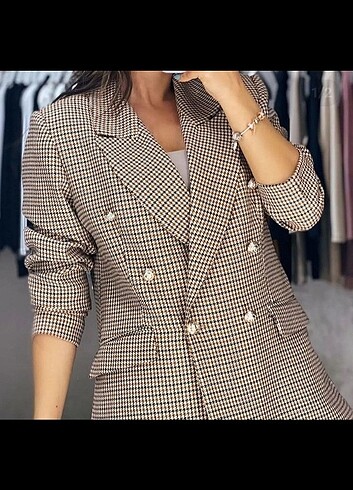 S BEDEN GOLD DÜĞMELİ BLAZER CEKET