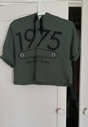 yarim bel sweatshirt