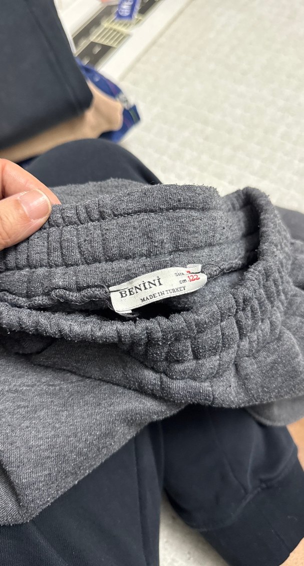 Gri Basic Erkek Çocuk Eşofman Altı - Görsel 3