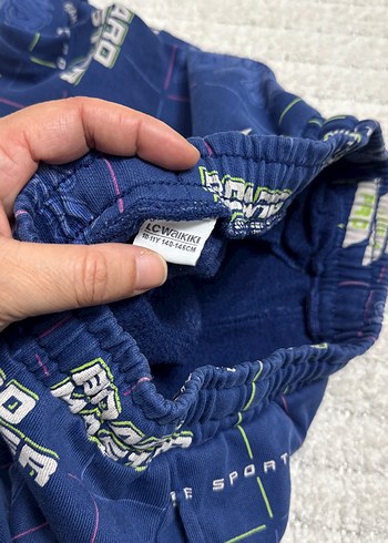 ErkekLacivert Baskılı Rahat Pantolon - Görsel 3