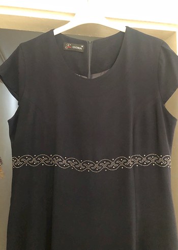 Siyah Dantelli Uzun Kollu Kadın Abiye Elbise - Görsel 6