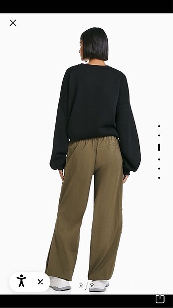 Bershka Bershka paraşüt pantolon