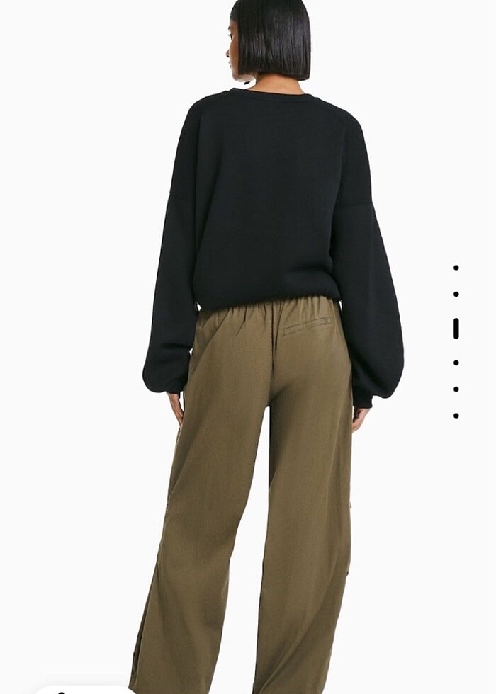 Bershka paraşüt pantolon - Görsel 2